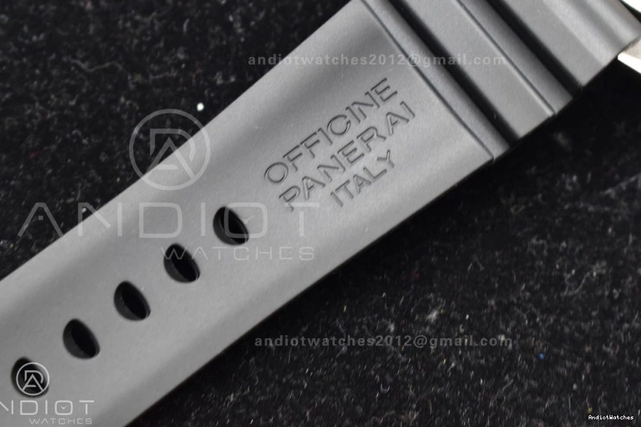 PAM389 P.9000 Best 1:1 Edition 1003 BestValue V VSF Clone Rubber on O Strap Black Super 1018